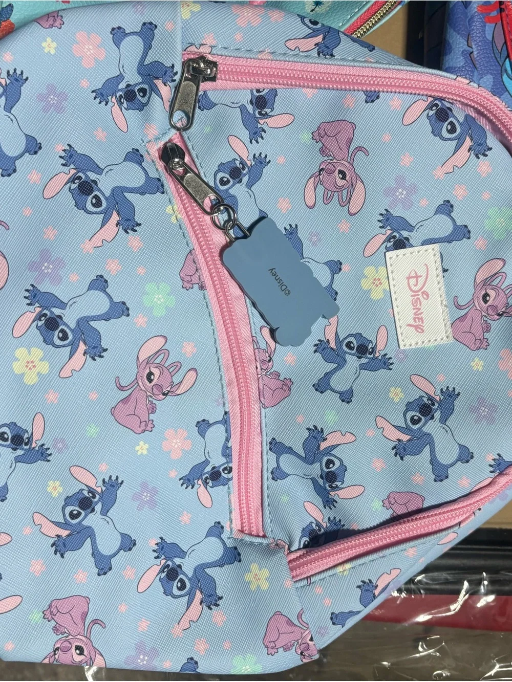 Disney Kids Stitch Mini Backpacks in Blue, Light Blue and Lavender